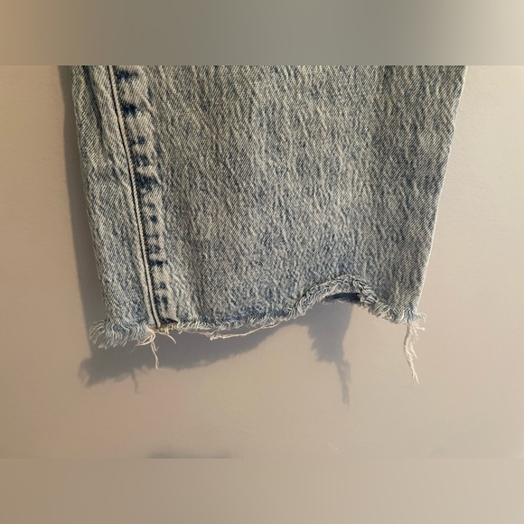 PacSun Women’s Distressed Light Wash 90s Stretch Straight Leg Denim NWOT Size 30 - Picture 5 of 16